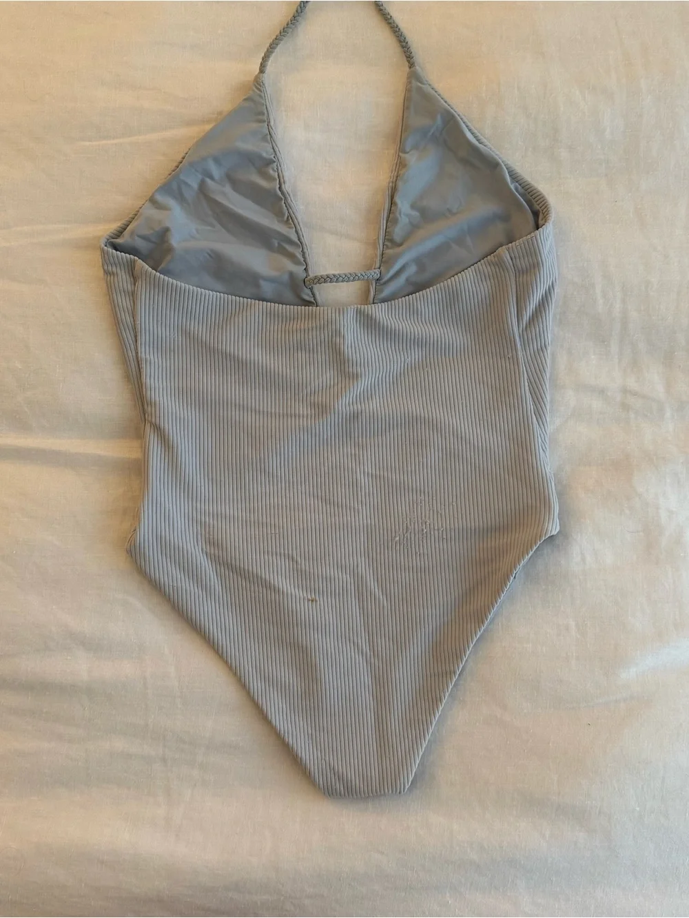 Frankies Bikinis Lily Light Blue One Piece Swimsuit